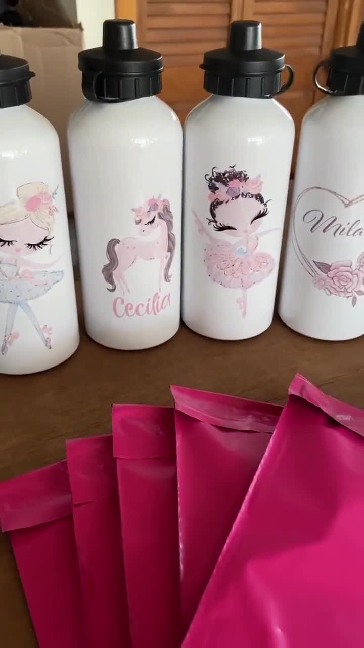 Personalized Kids Water Bottle Ballerina Water Bottle Custom 