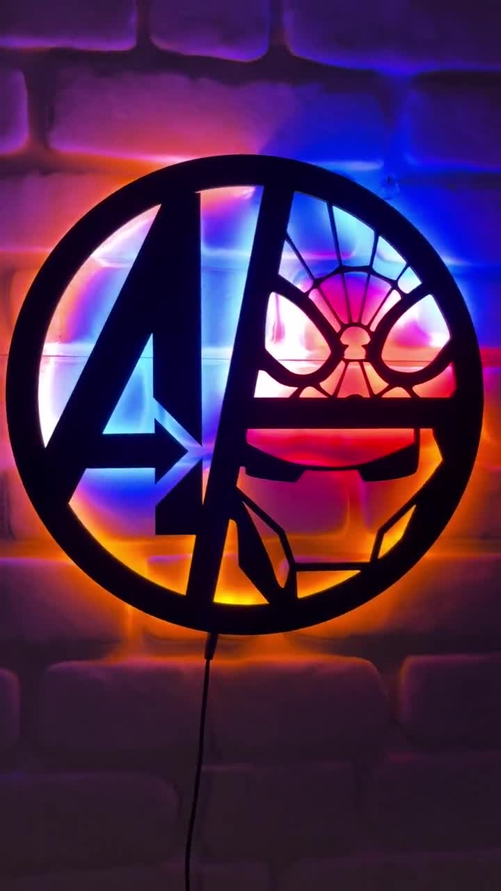 Avengers Logo Wall Lamp