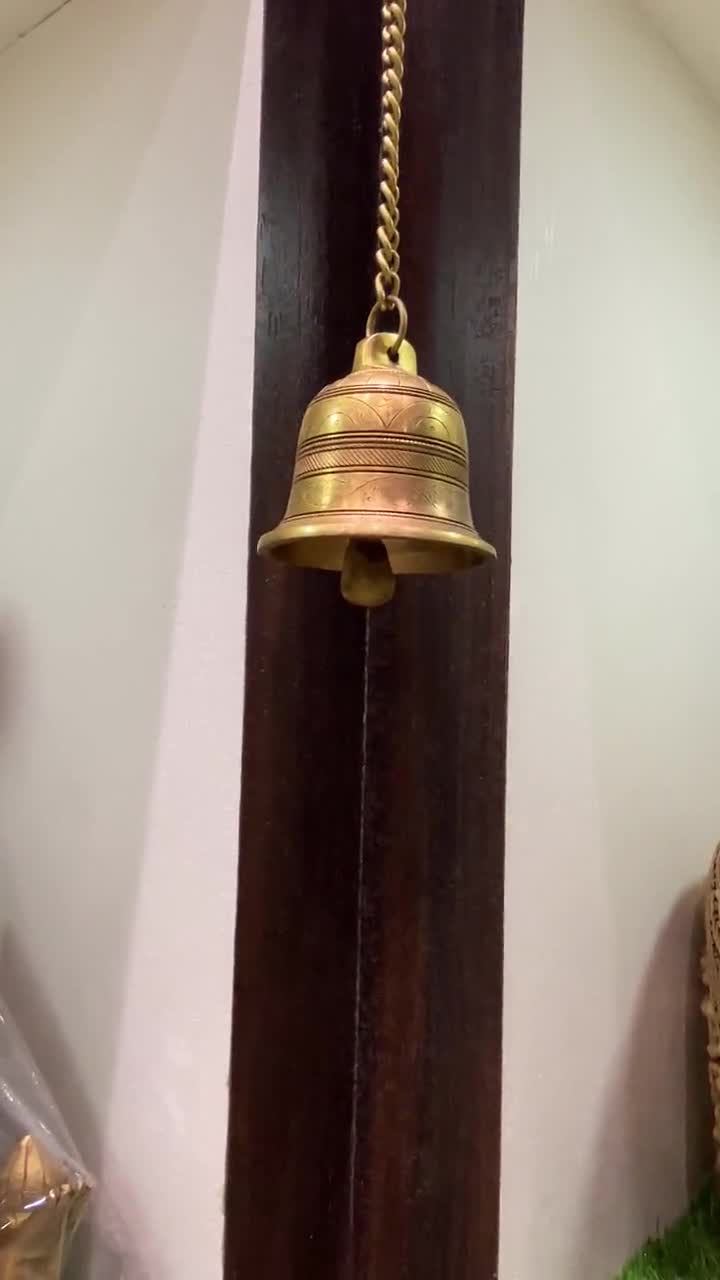 Big Size Hanging Brass Bell/ghanti for Your Home/tample/charch. :  : Home & Kitchen