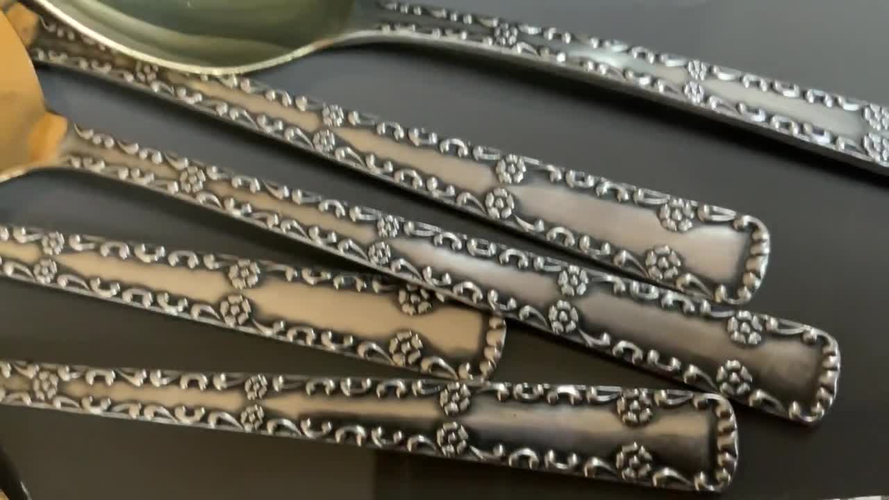 金メッキのスープスプーンセット、ソ連、エストニア、タリン