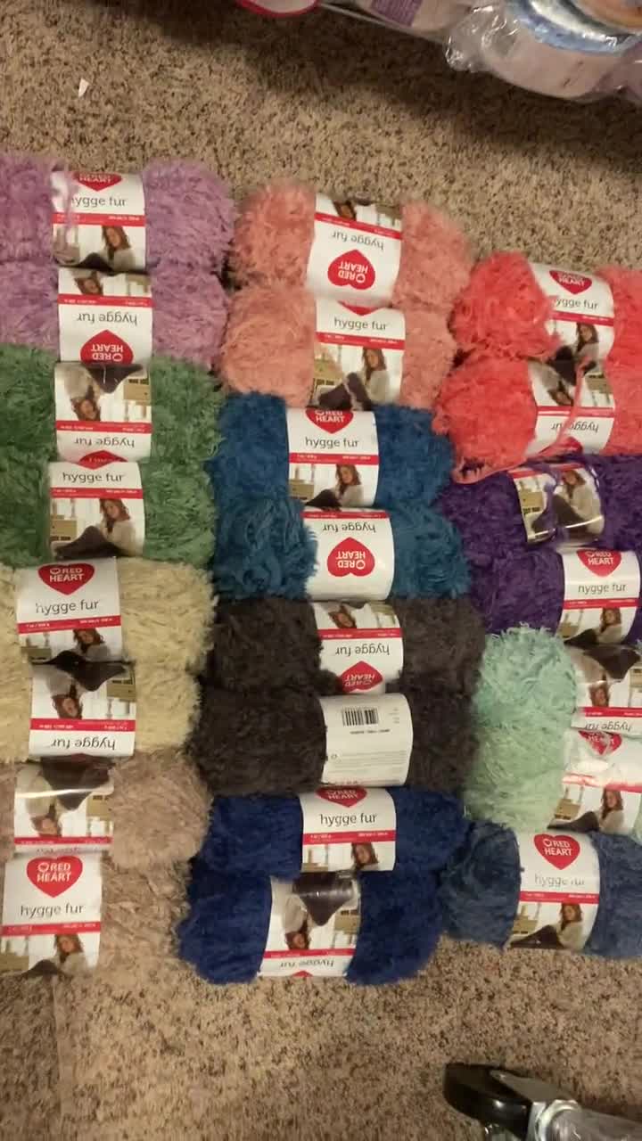 Red Heart Hygge Fur Yarn 