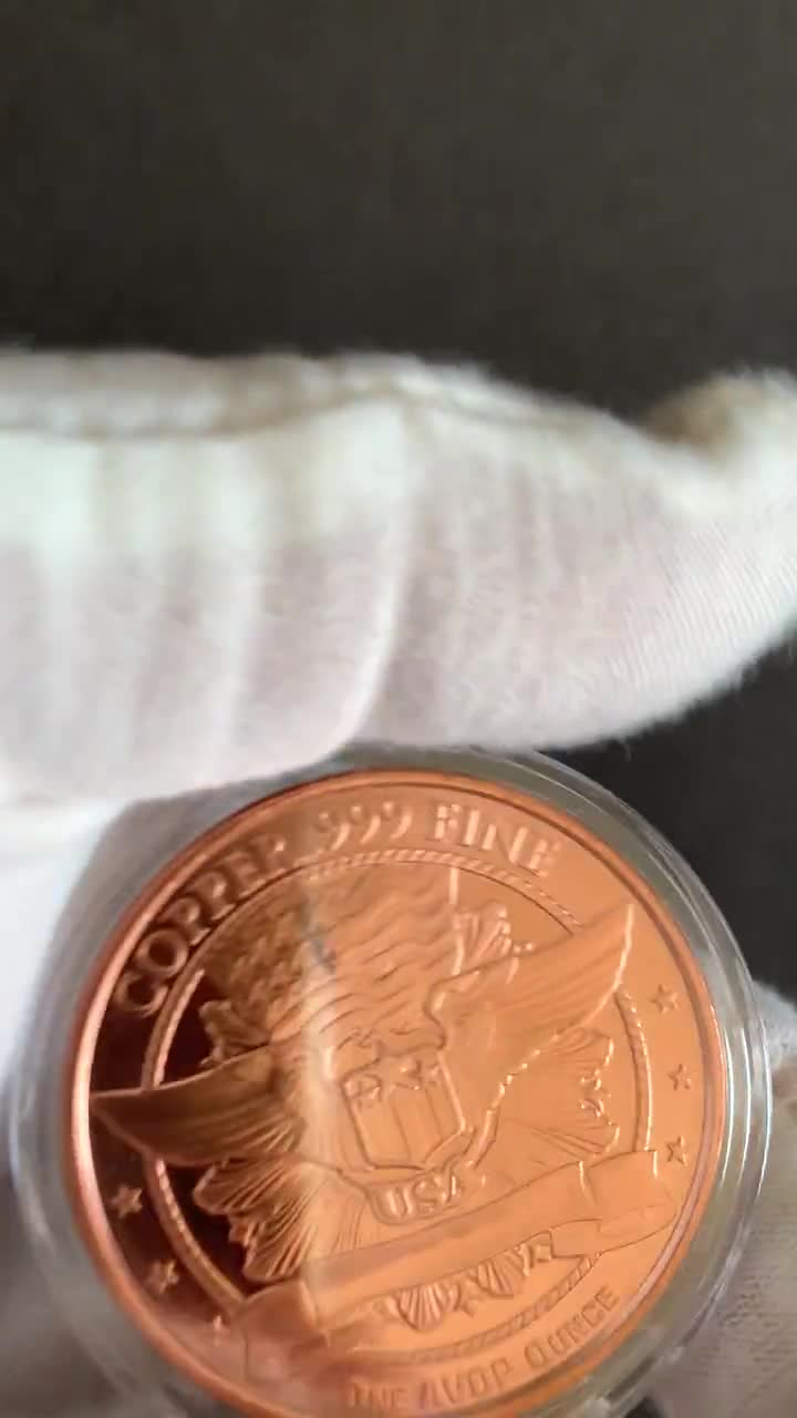Morgan Dollar Design 1 Oz .999 Fine Copper Replica Round -  Canada
