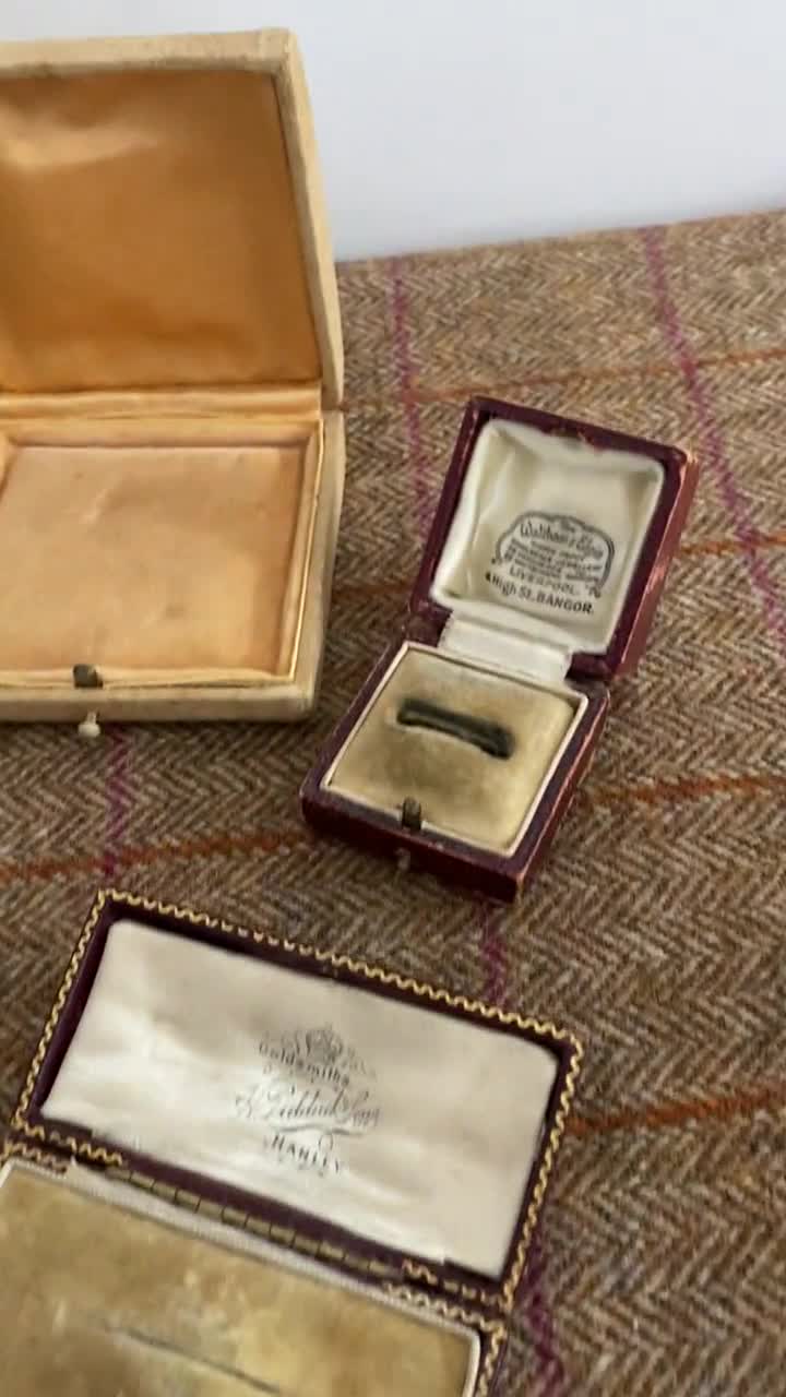 アンティークジュエリーボックス5つのコレクション。ヴィンテージ