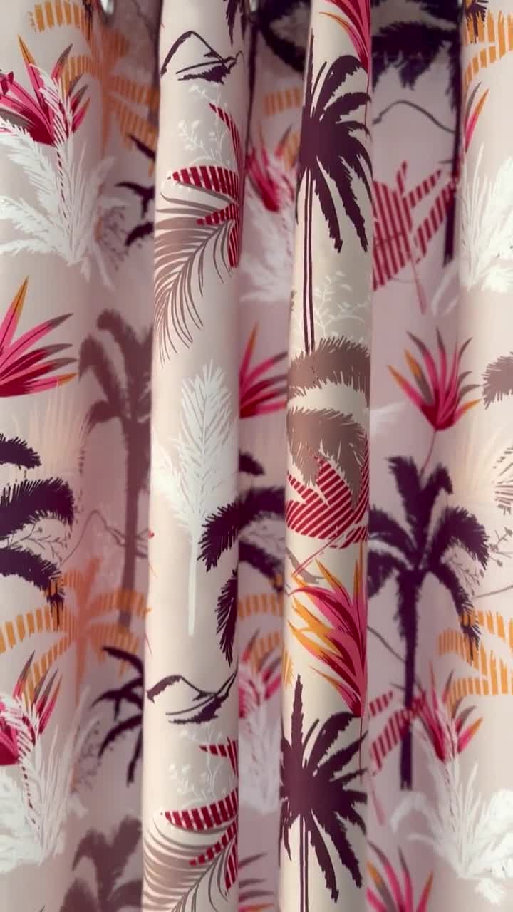 レトロ　カーテン　花柄 楽天市場】【アウトレット】レトロ カーテン レトロインテリア