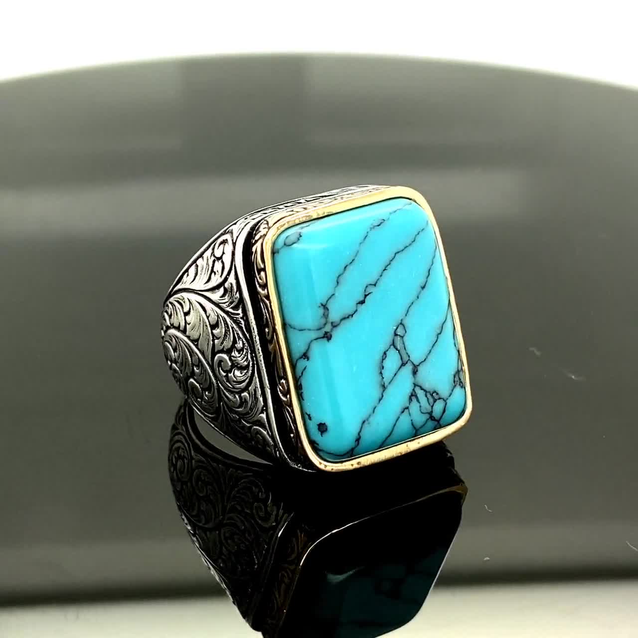 Turquoise ring | Rebekajewelry