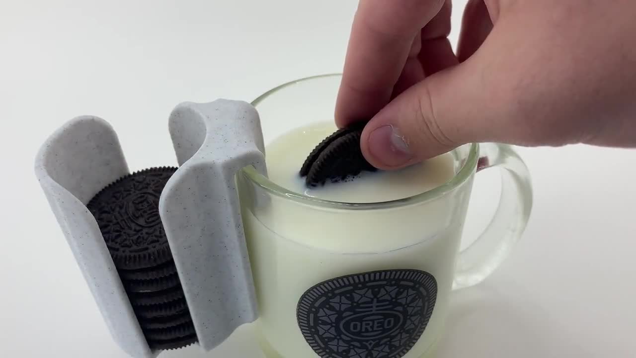 Oreo Cookie Caddy, 3D Printed Oreo Holder, Cookie Dunker, Fathers