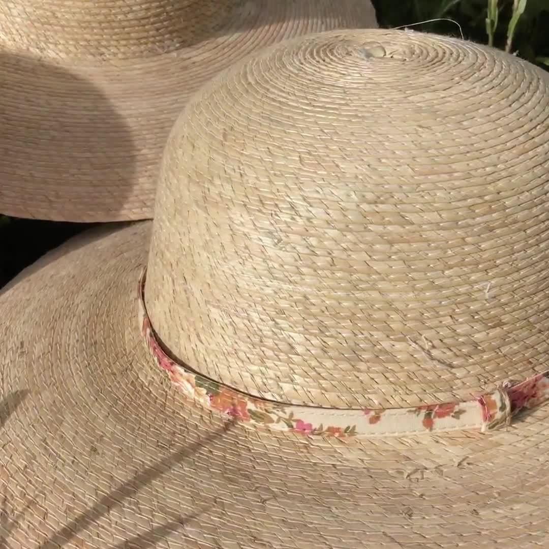 Sombrero Artesanal Mujer Playa Casual  Sombrero de palma, Sombreros,  Sombreros lindos