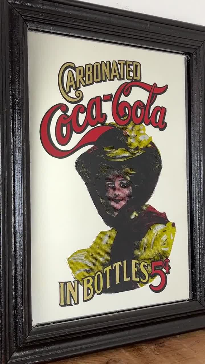 Large Vintage coca cola outlets mirror