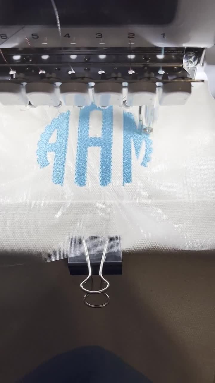 Custom Tote Bag, Canvas Tote Bag, Custom Monogram Tote, Gift for Her, Bridesmaid Gift, Bridal Gift, Embroidery, Personalized Gift video poster