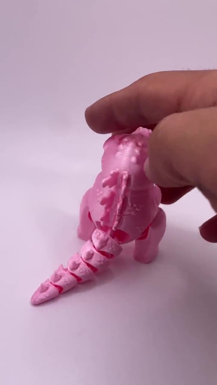 Articulated Baby Godzilla 3D Printed