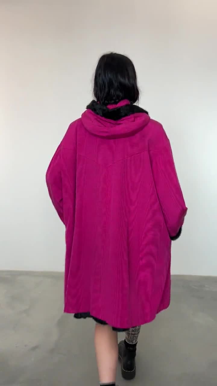 Yves Saint Laurent ピンク ロングコート M Yves Saint Laurent Fourrures / YSL Fourrures Vintage Coat