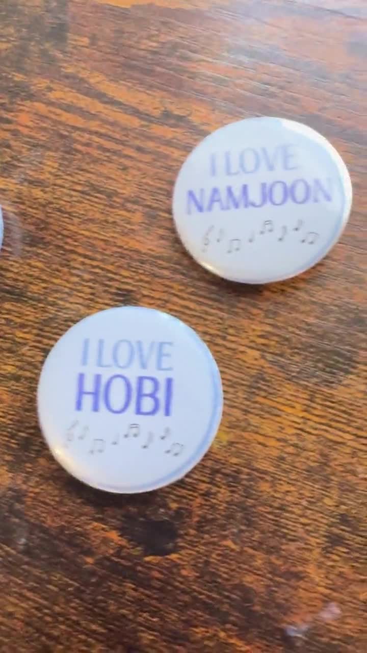 Vintage-style BTS Pinback Buttons - Etsy