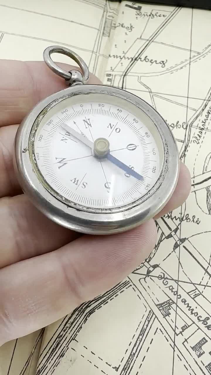 Antique 30's German Pocket Compass – Roots Revived