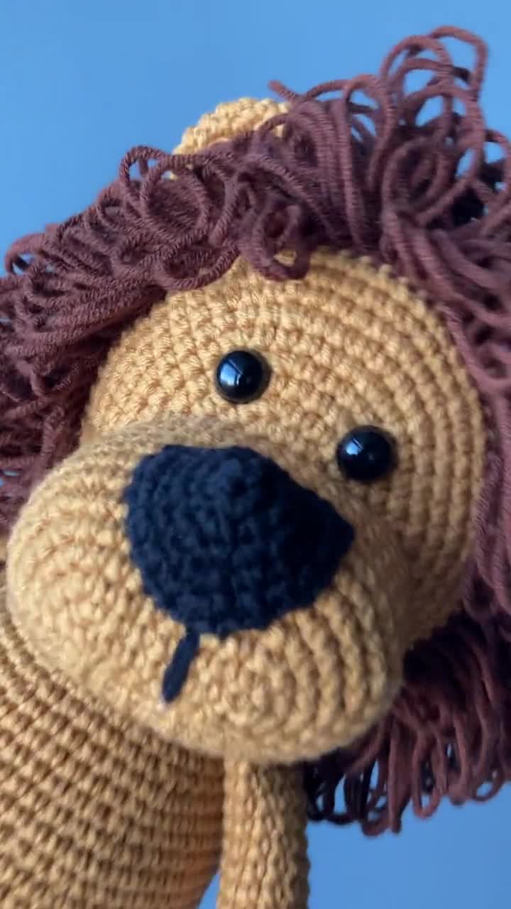 Edward The Lion Crochet PATTERN [amigurumi, lion]