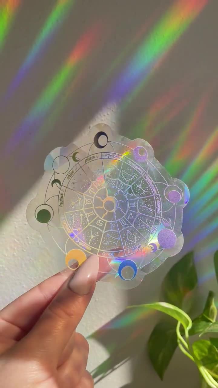 Crystal Suncatcher, Rainbow Maker Decal 