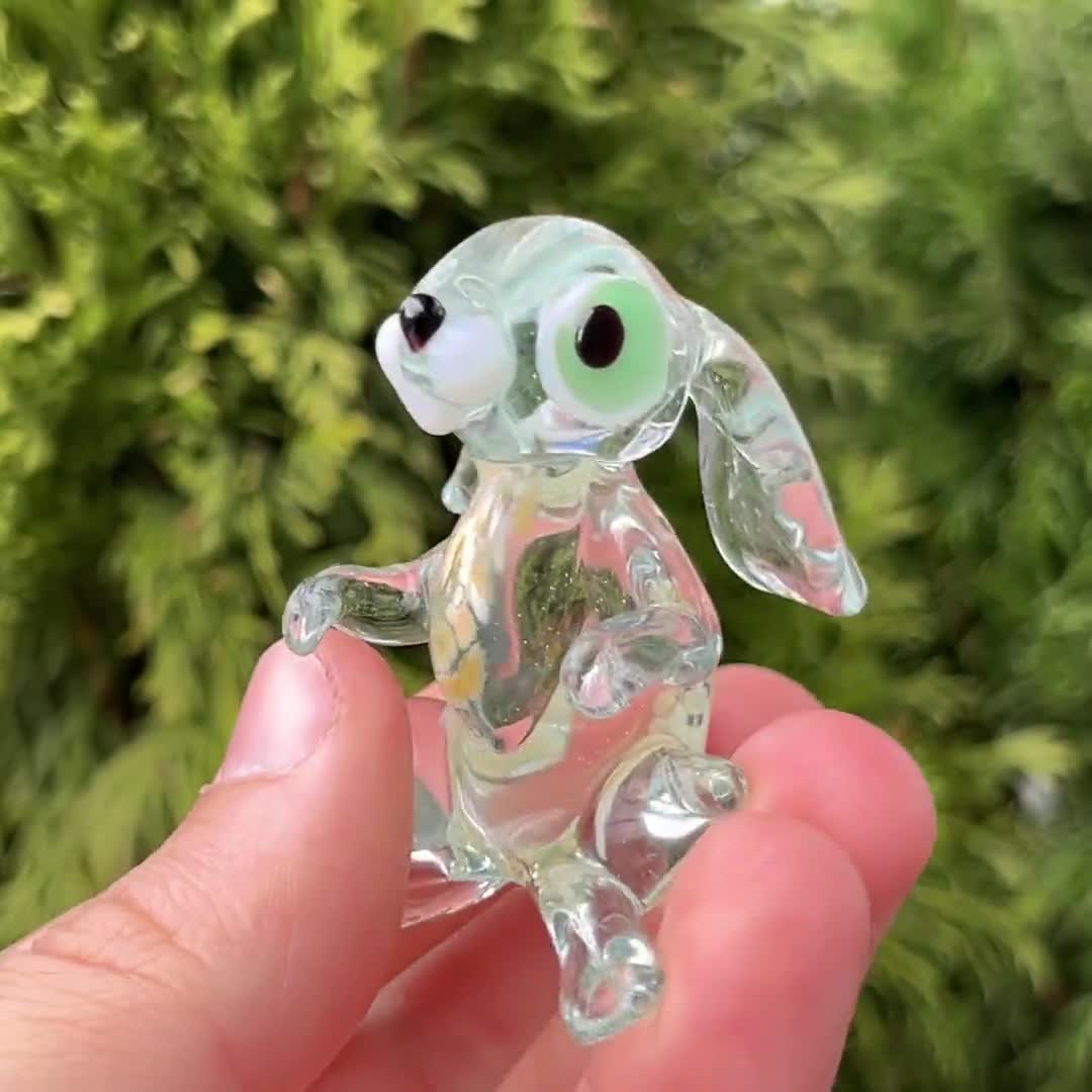 Eterspr Décorations En Verre De Lapin En Cristal, Miniature