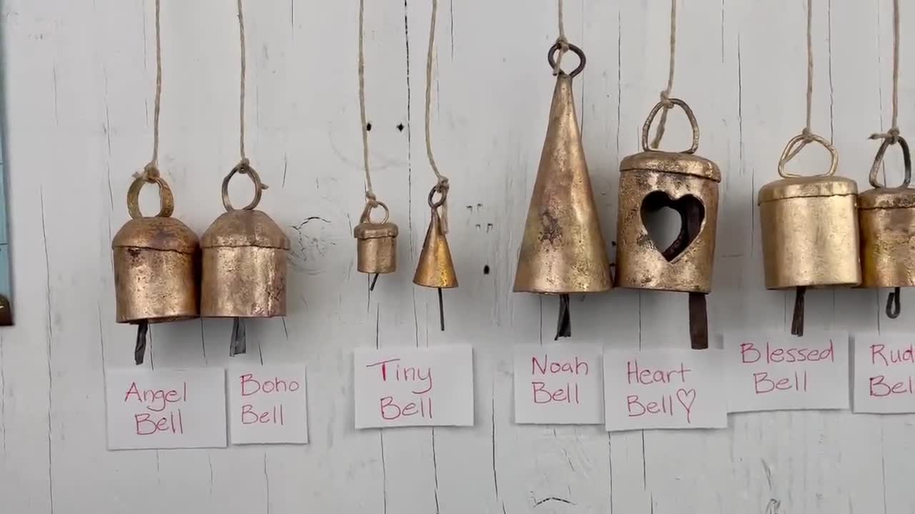 hanging bell 11-Piece Metal Bells Bells for Crafts Diy Craft Charms