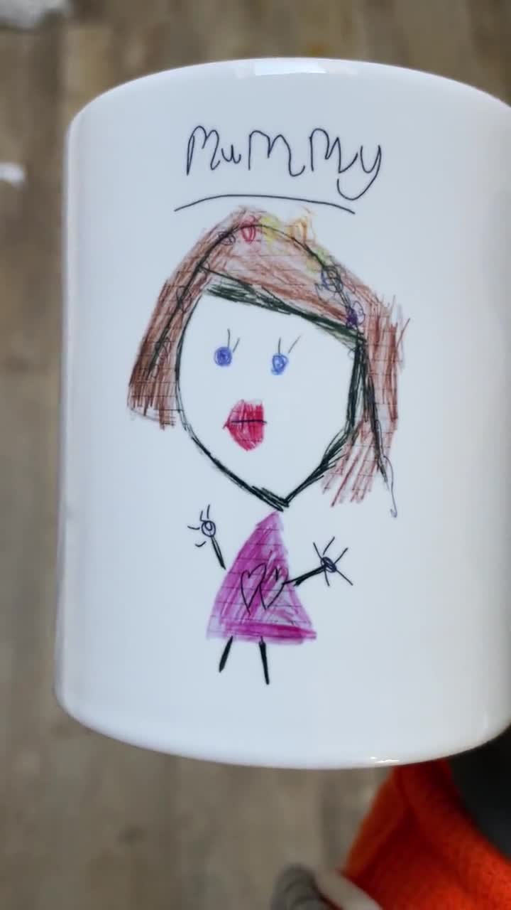 Custom Kids Drawing Mug