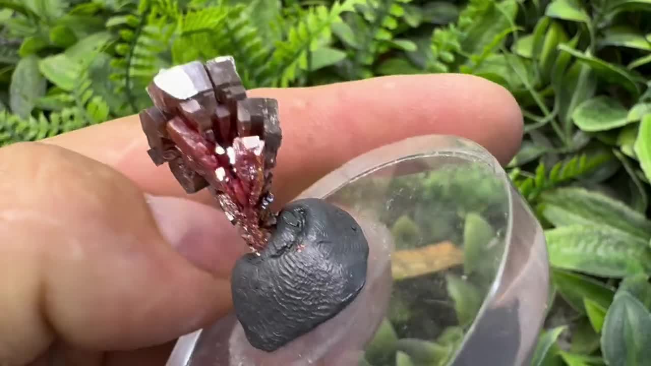 モロッコ産バナディナイト天然水晶鉱物標本クラスターお土産ホーム