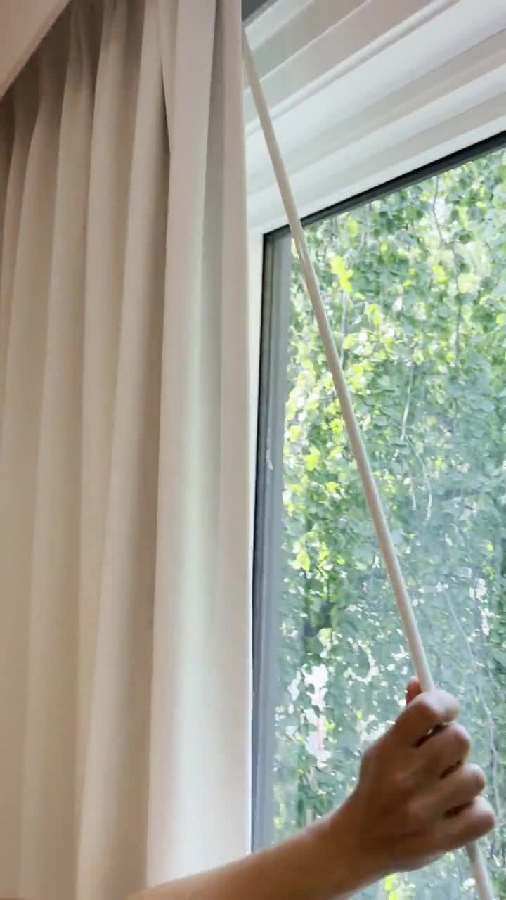 Barra Cortina Barras De Cortina De Madera Para Ventanas De 32 A 45