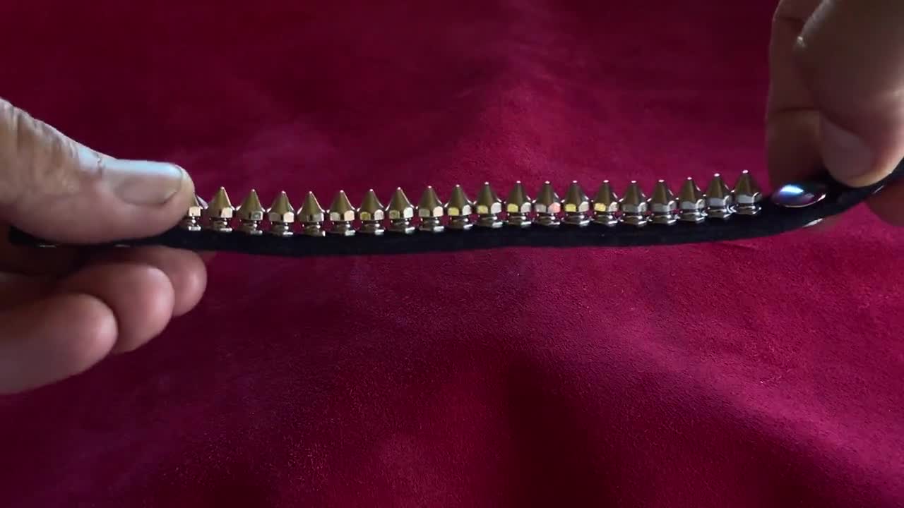 Spiked Bracelet With 5 1/2 Tree Spikes 