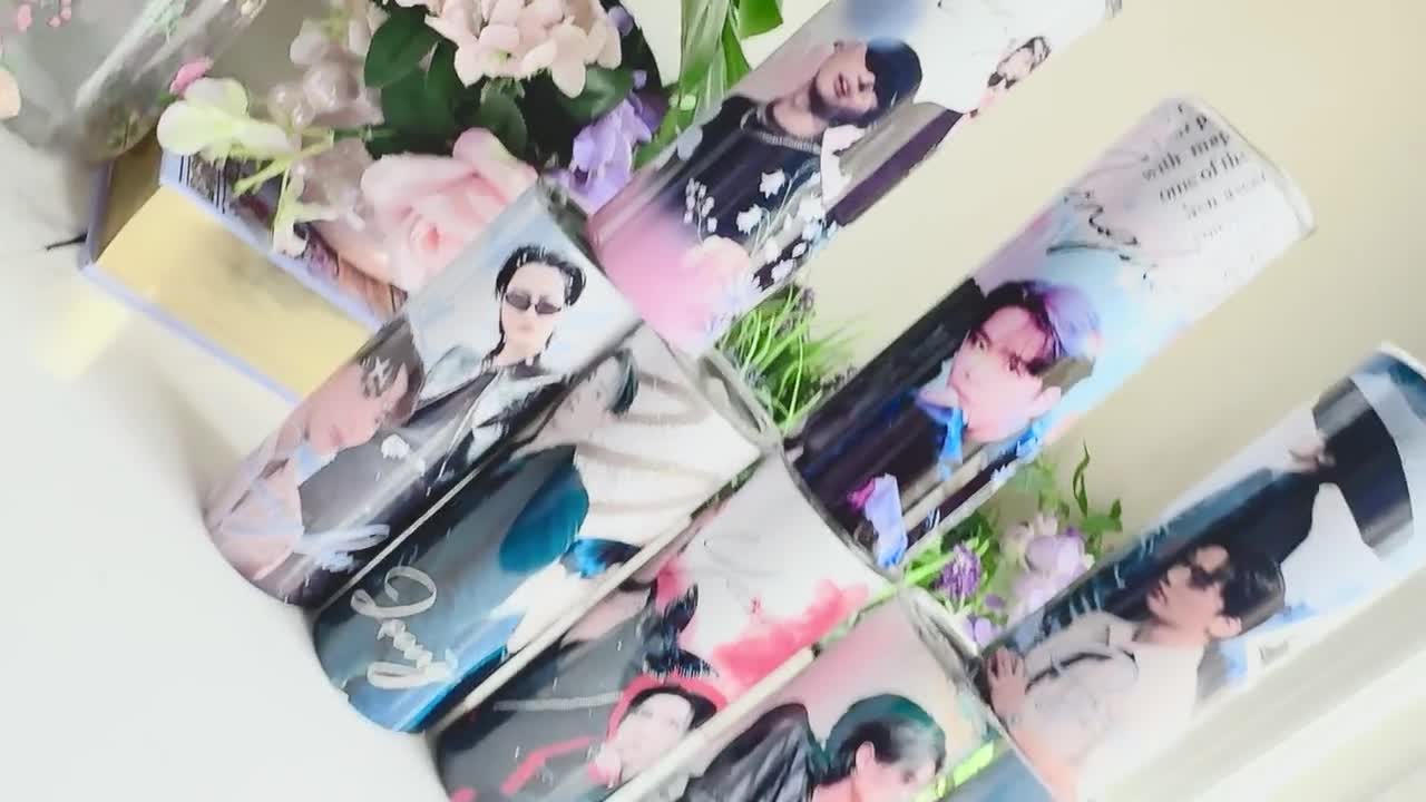 Ateez バイアス 20オンス タンブラー |サン |ミンギ |ホンジュン