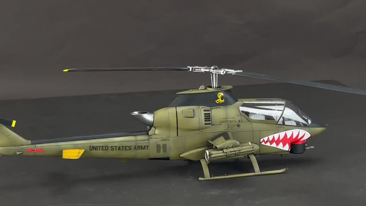 AH-1G コブラモデル：1/35スケール、ベトナム戦争アメリカ陸軍