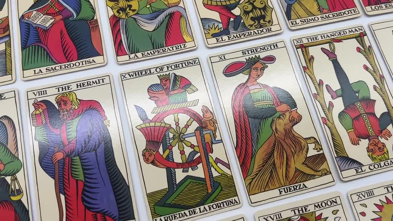 Vintage (1975) Spanish Tarot Español (FIRST EDITION) Deluxe