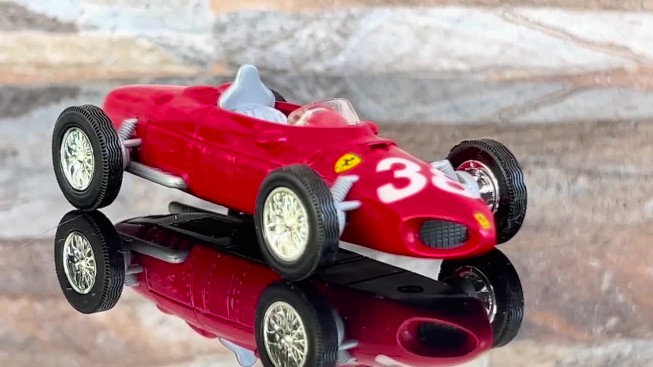 1961 Ferrari 156 F1 , Vintage Car Model, Diecast Model Car, 1:35