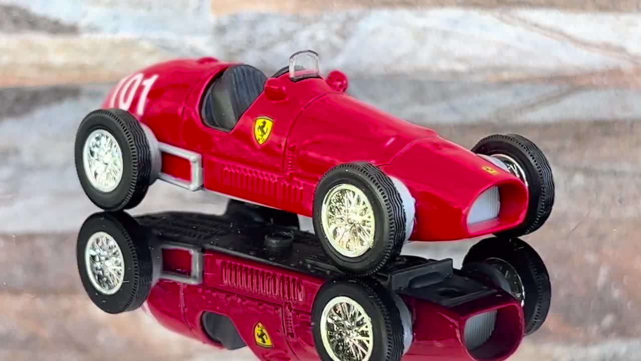 1952 Ferrari 500 F2 , Vintage Car Model, Diecast Model Car, 1:35