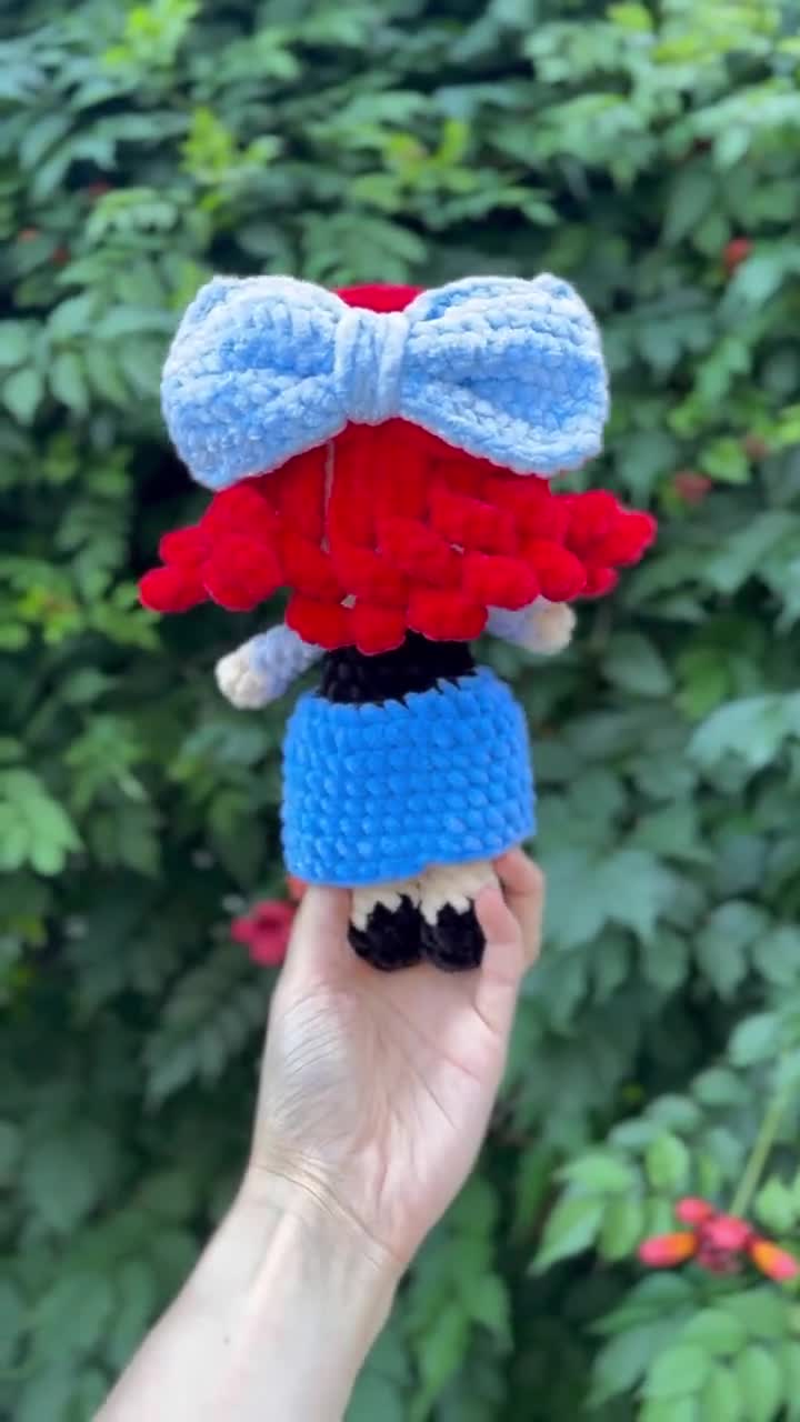 Low-Sew 3in1 PDF かぎ針編み人形パターン メイドと魚 / プリンセス