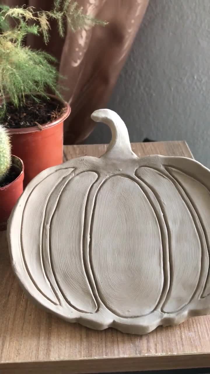 Pumpkin Plate Slab Building Template | Clay Templates Slab