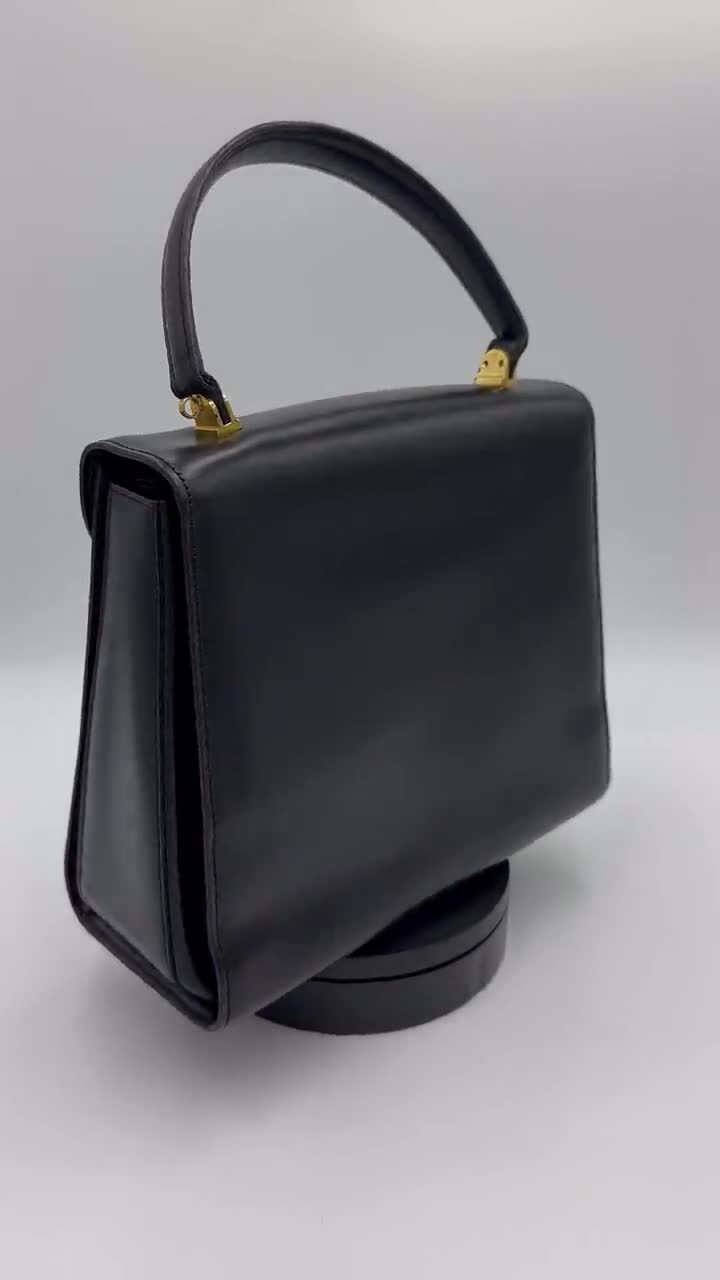 Bally ハンドルバッグ Bally Top Handle 2 Way Shoulder Bag - Etsy