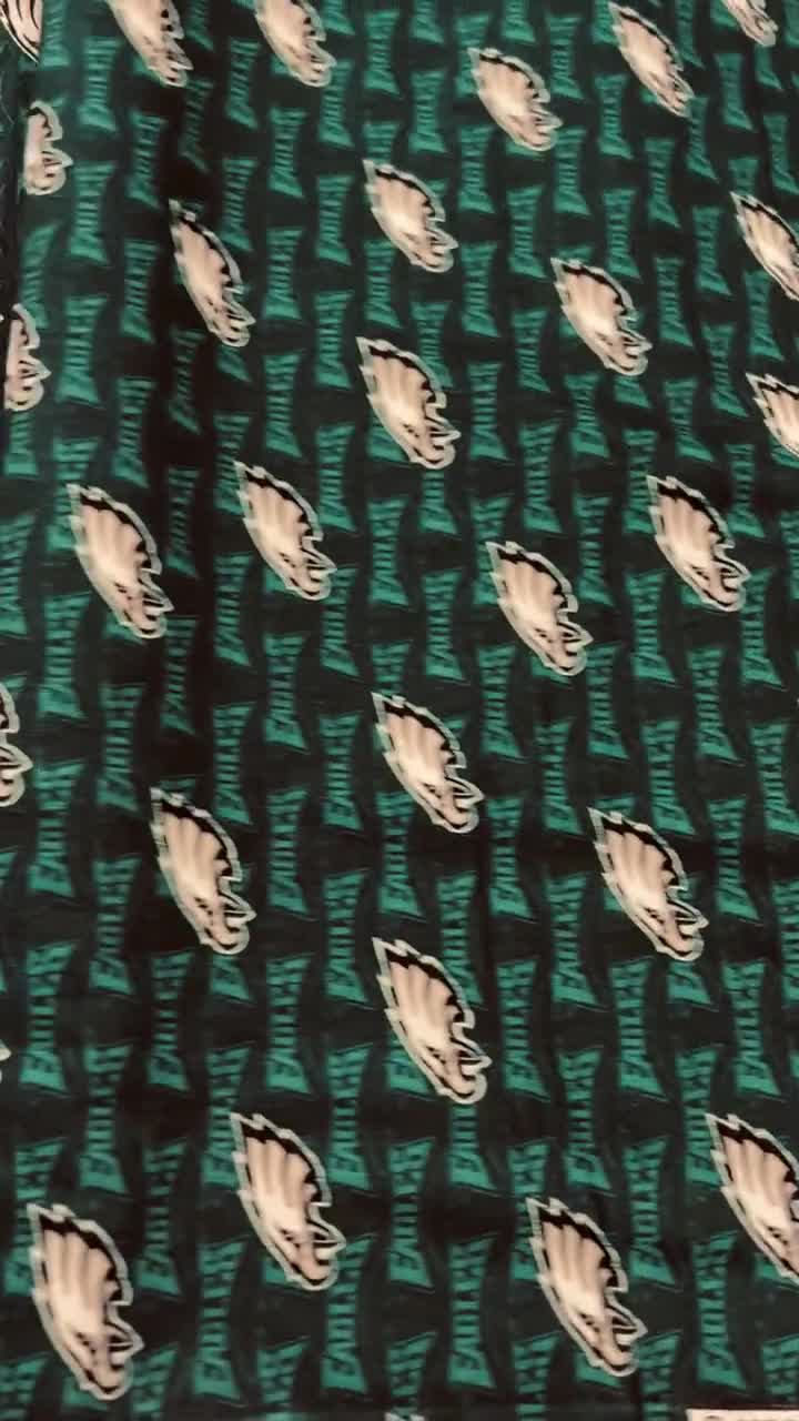 Fabric Traditions - NFL - Philadelphia Eagles - Scattered Logos, Green -  Lancaster Home & Fabric