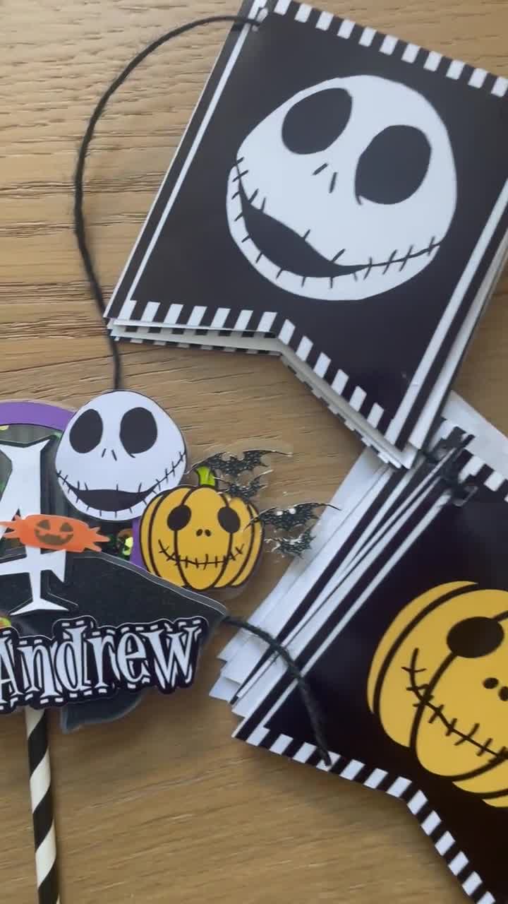 Jack Skellington Verjaardagsfeestje Decoratie – Taarttopper en spandoek video poster
