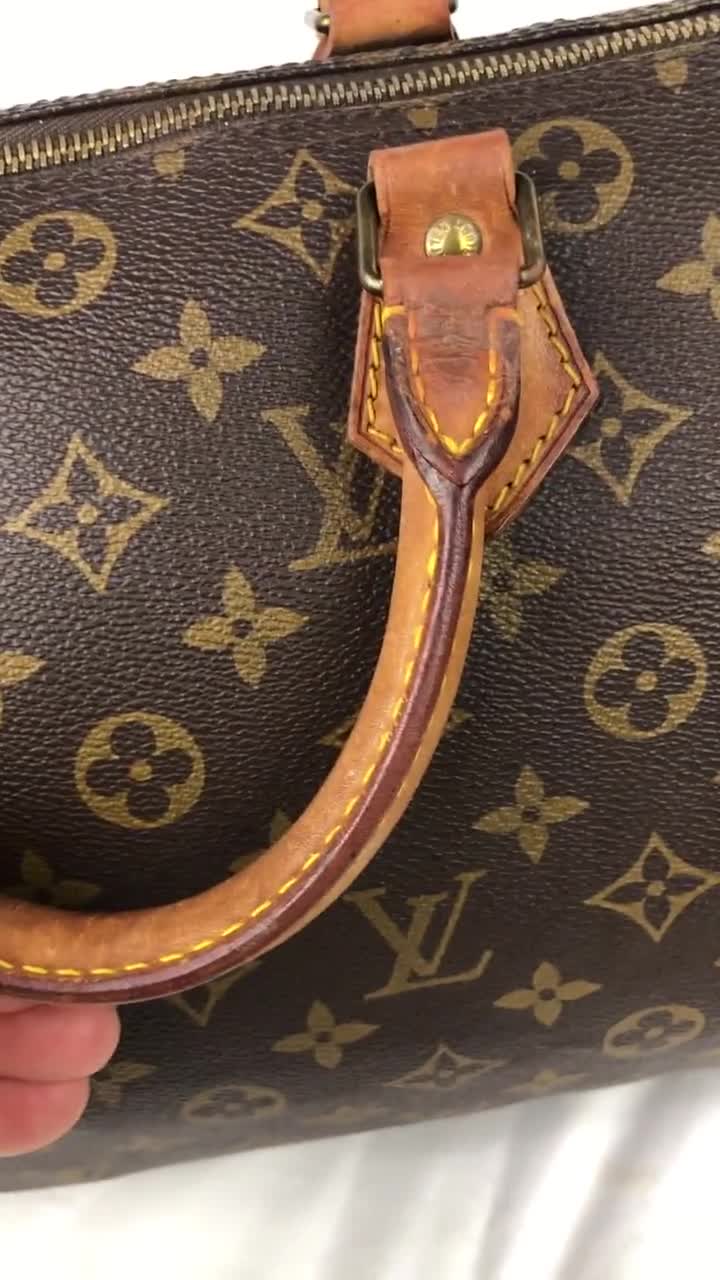 Louis Vuitton Speedy Size 30 Orange/Brown M93705 Monogram・Graffiti