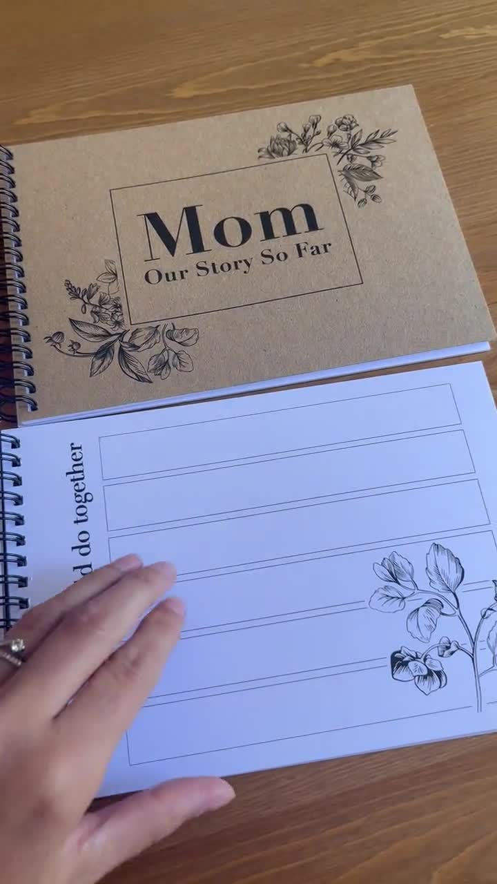 Mum Gift Ideas, Mothers Day, Mom, Mum Scrapbook, Mother, Memory