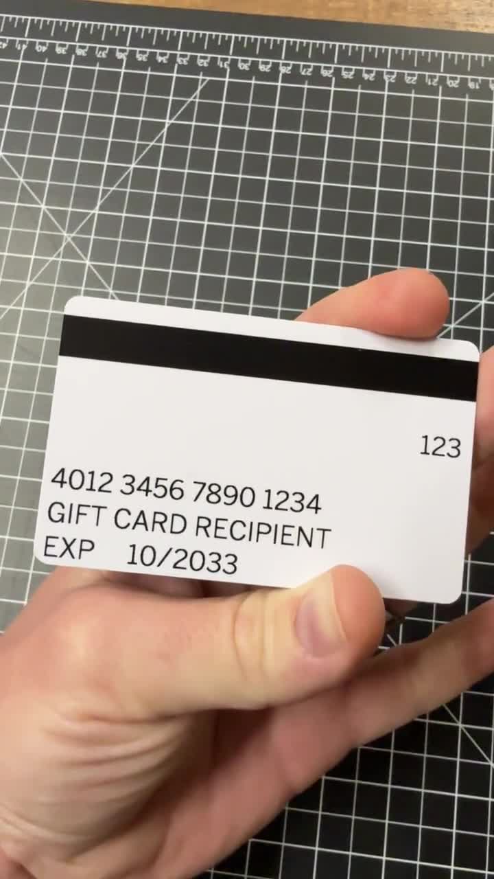 Tarjeta de regalo VISA con foto personalizada: regalo personalizado para cumpleaños, festividades y empleados. video poster