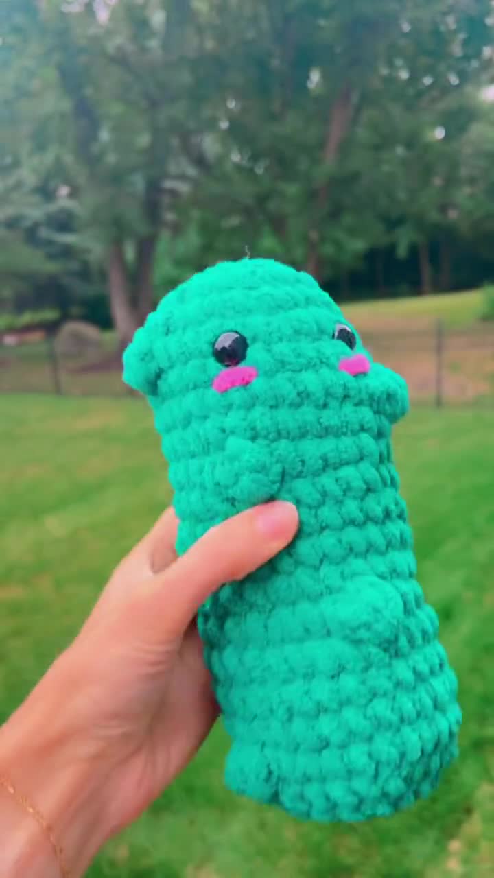 Buy Handmade Funny Positive Pickle Crochet Pickle Stuffed Crafts Amigurumi  Pickle Plush Emotional Support Pickle for Birthday Christmas Gifts  Encouragement Funny Gag Gifts Online at desertcartINDIA