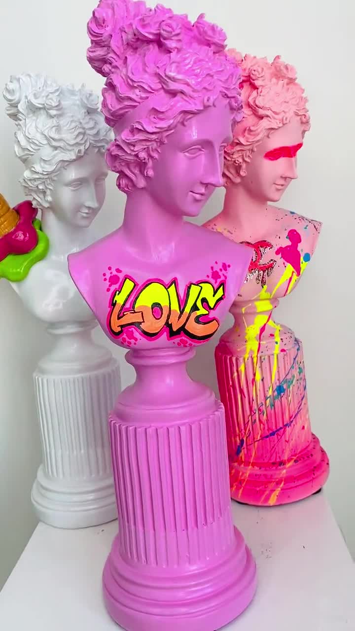 Pop Art Sculpture  9″ Amazing Rose Des Vent Sculpture Sculpture