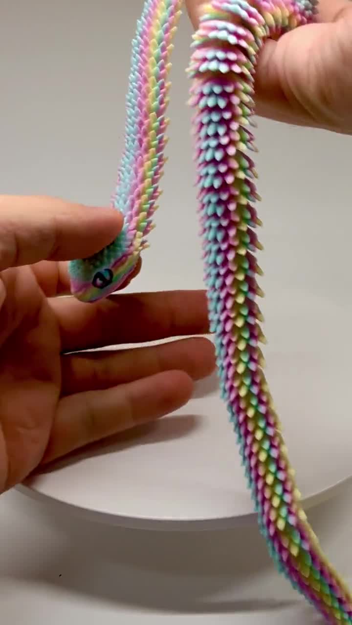 Serpiente De Juguete Para Niños Articulada Con Sobre De Presentación Y Serpiente De Juguete Para Niños Articulada Con Sobre De Presentación Y