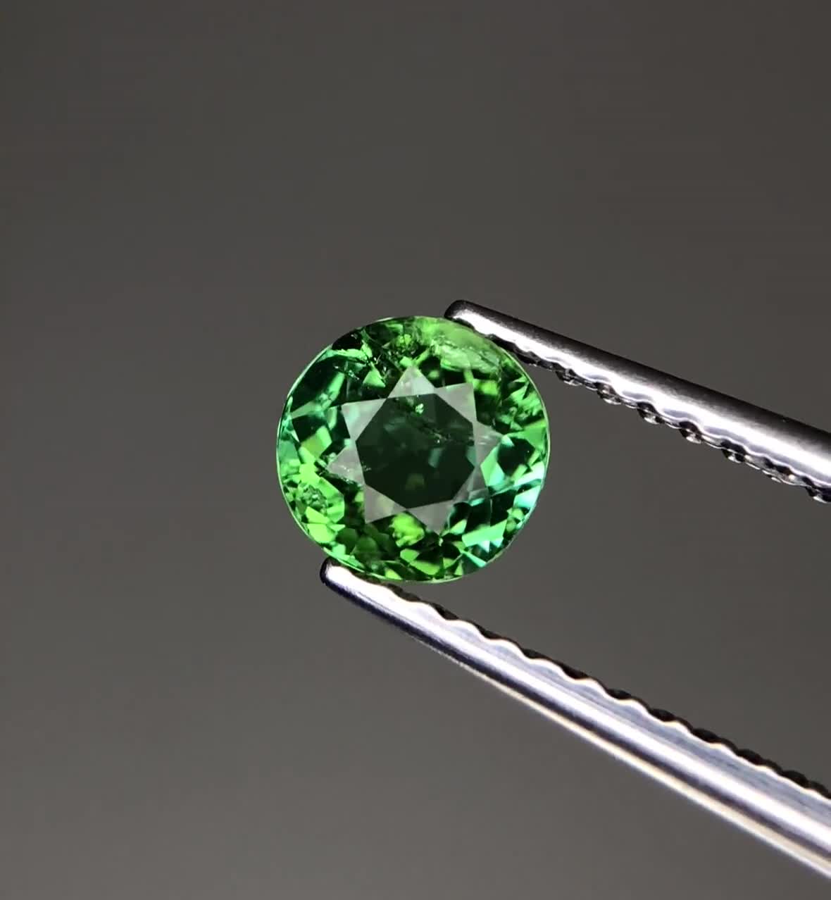 見事な0.59カラットのパライバトルマリン（モザンビーク