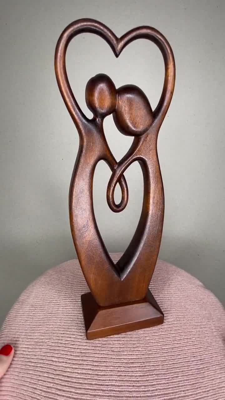 Statua Moderna Matrimonio Amore Infinito |  Dimensioni CM  14 X 12