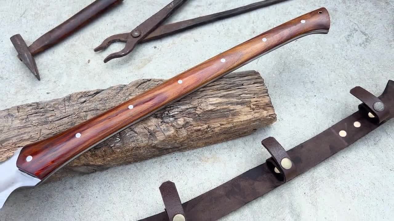 狩猟用槍 / 手鍛造槍 / 10インチロングブレード槍 / 投げ槍