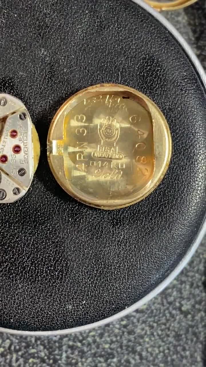 Movado Vintage Watch Early 1950's Late 1940's Hand Wind