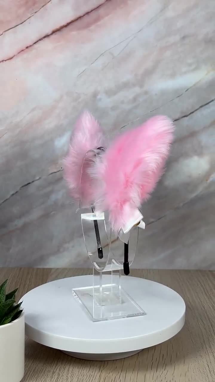 Pack De 2 Diademas Con Orejas De Gato – Pinza Para El Pelo, Ideal Para Disfraces Y Fiestas Temáticas