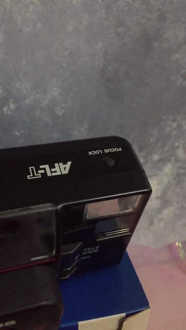 未使用のビンテージ オリンパス AFL-T テレワイド コンパクト35mm