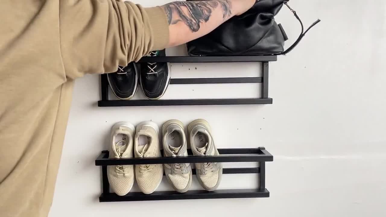 Majken - Metal Shoe Rack Shoe Rack for Entryway Small Shoe Rack — BO-HA