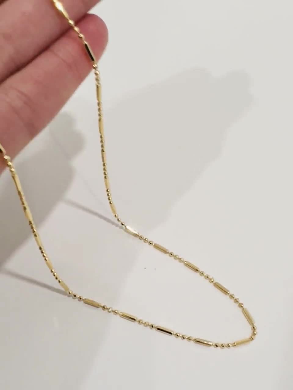 Gold Filled Chain Ball Chain Gold Filled Necklace Womens