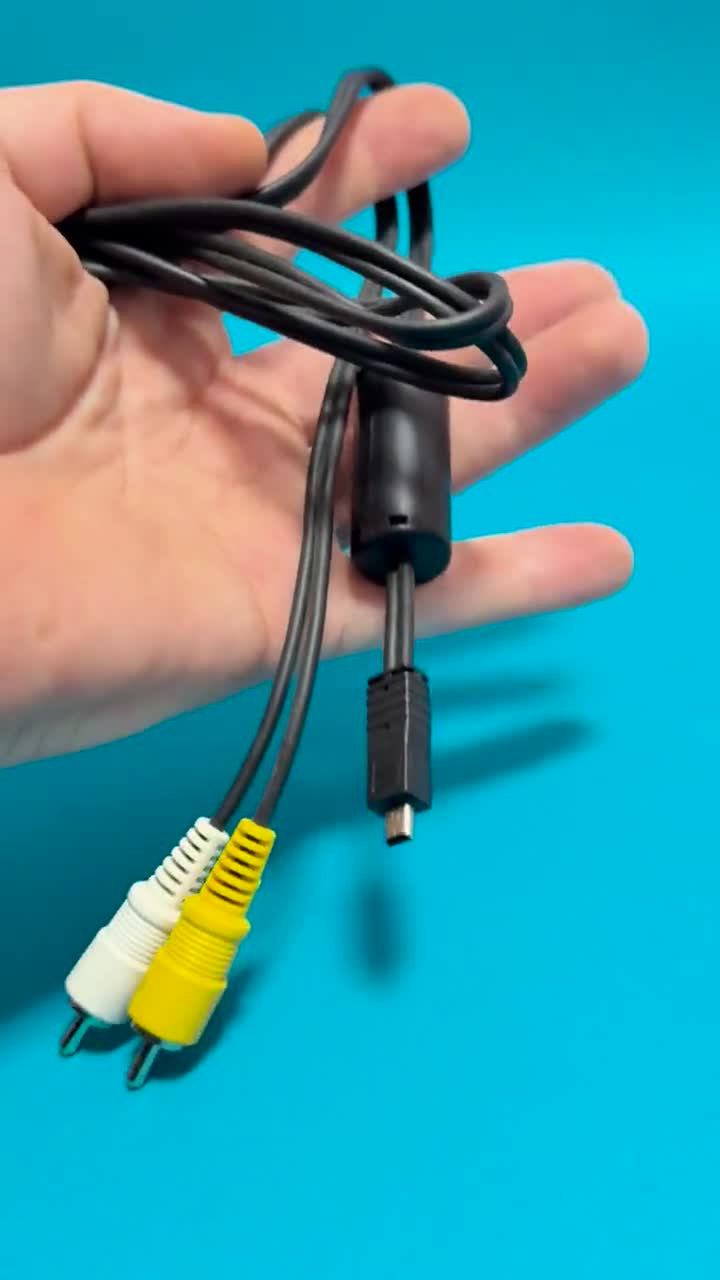 AV Cable for Nikon / Panasonic Lumix TV Camera Audio Video Dmw